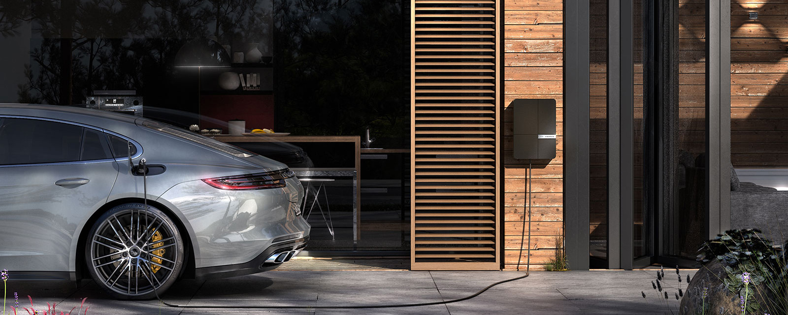 Electric car charging at home