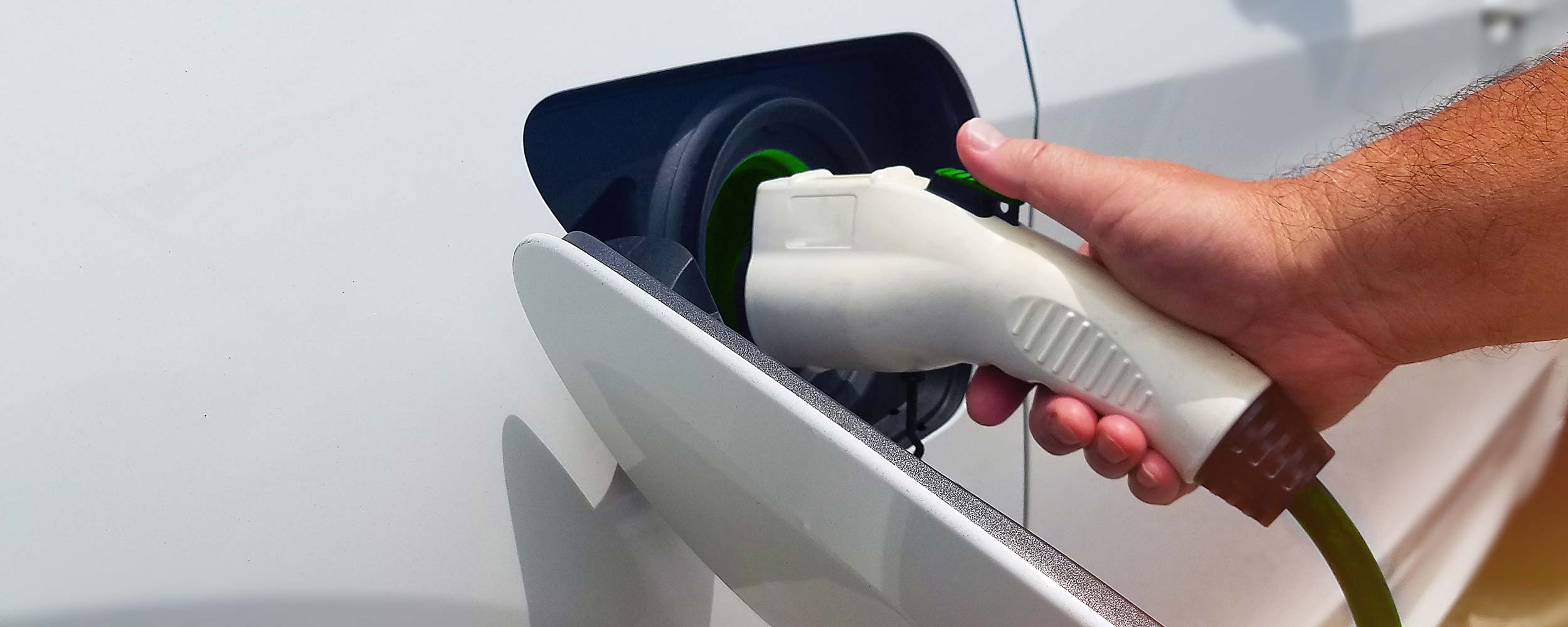Electric car charging at home