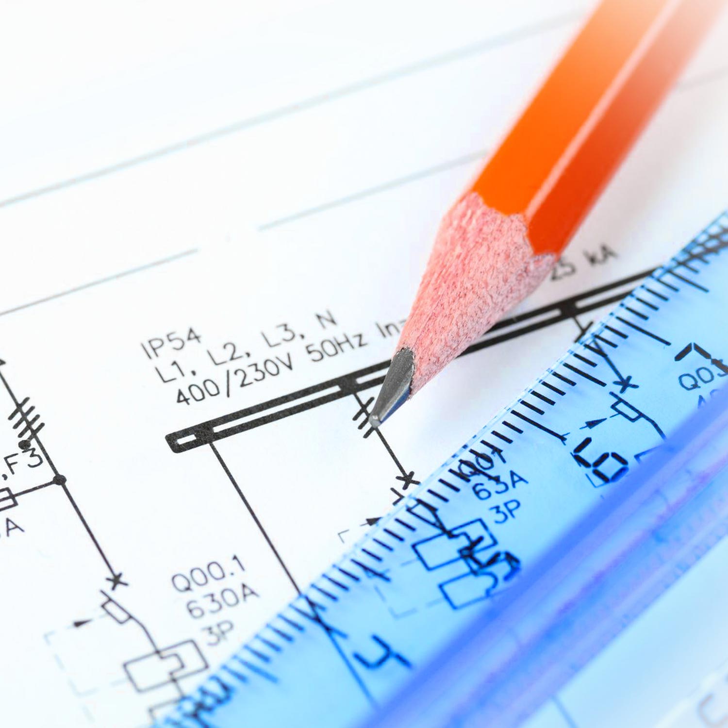 Electrical plan drawing